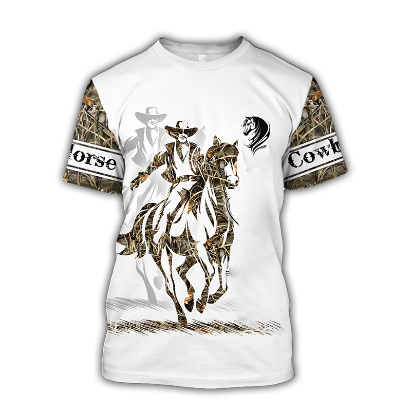 Western Cowboy Graphic Unisex T-Shirt Cosplay Costumes