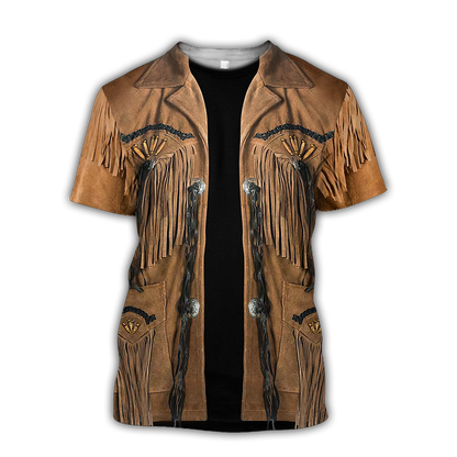 Western Cowboy Graphic Unisex T-Shirt Cosplay Costumes - myfunfarm
