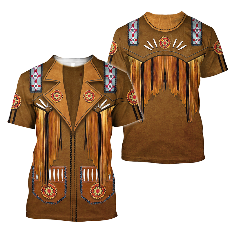 Western Cowboy Graphic Unisex T-Shirt Cosplay Costumes - myfunfarm