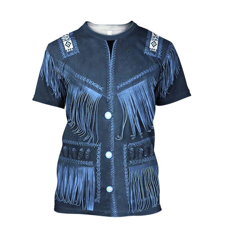 Western Cowboy Graphic Unisex T-Shirt Cosplay Costumes - myfunfarm