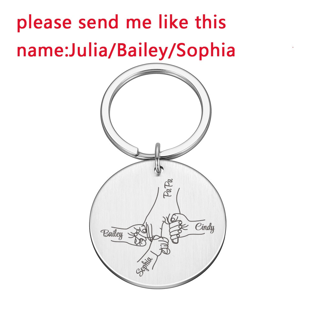 Personalized Father's Day Keychain Gifts