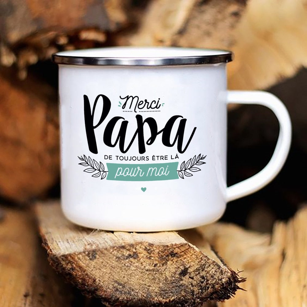Best Dad In The World Camping Mug  Gift for Papa