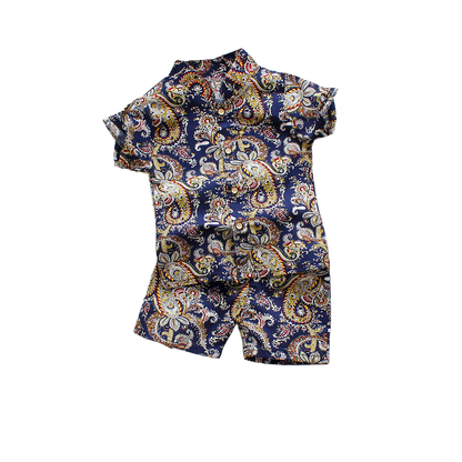 1-6 Year Children Set Hawaiian shirt and Shorts Floral Printed - myfunfarm