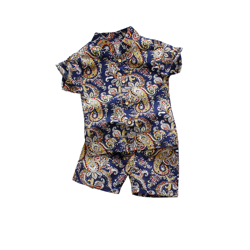 1-6 Year Children Set Hawaiian shirt and Shorts Floral Printed