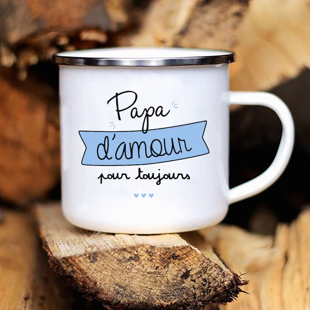 Best Dad In The World Camping Mug  Gift for Papa