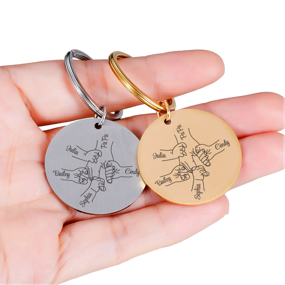 Personalized Father's Day Keychain Gifts