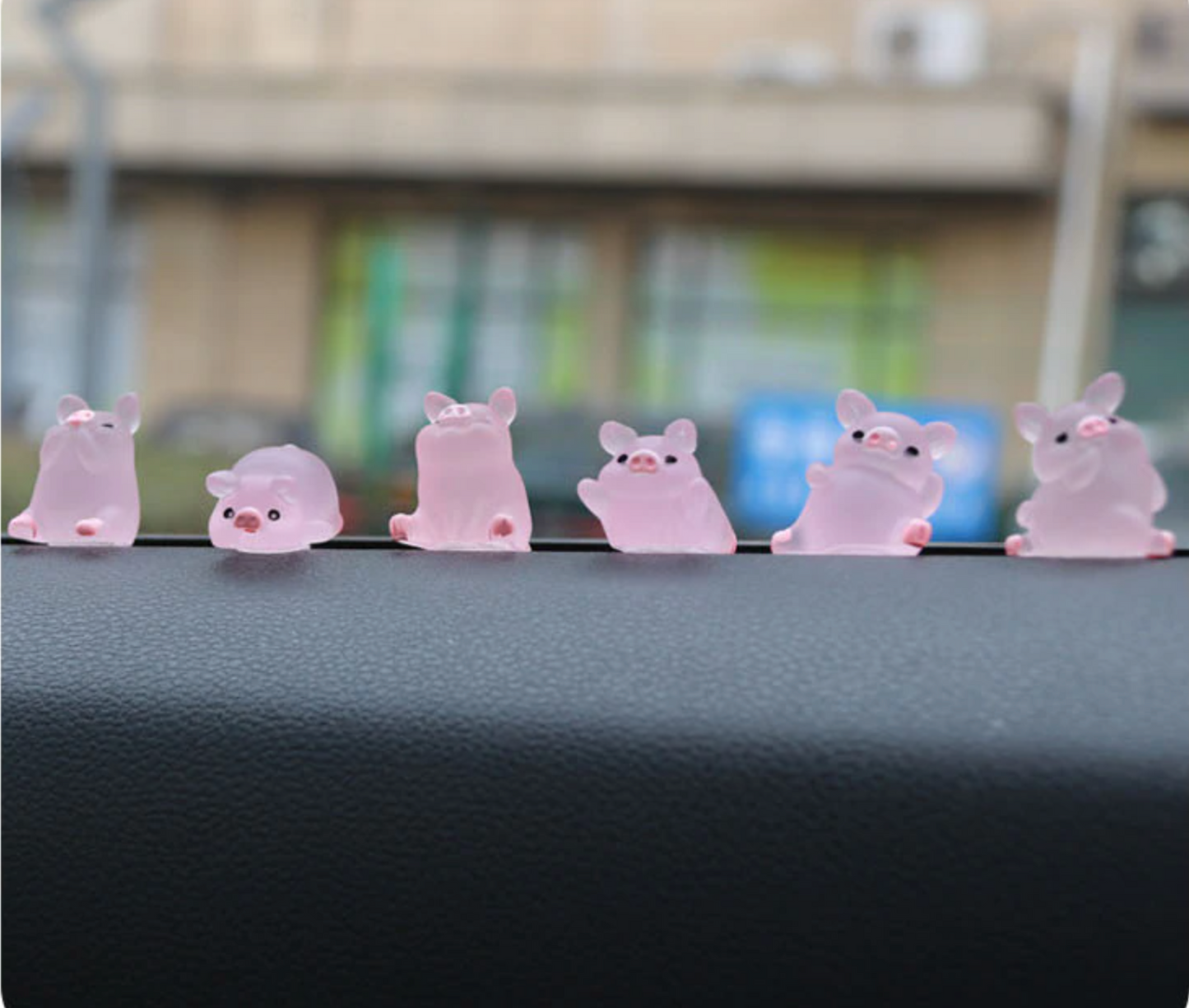 Resin Cartoon Little Cow Car Accessories Interior  Hanging Ornament Rear View Mirror - myfunfarm