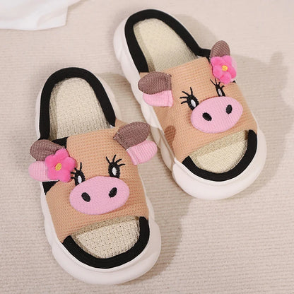 Lovely Cow Indoor House Slippers