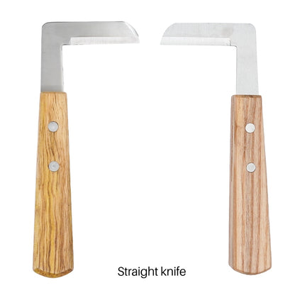 2Pcs/set Cattle Horse Repair Hoof Knife Hoof Cutter Right/left Hand Animal Foot Pruning Tool Shears Farm Veterinary Supplies - myfunfarm