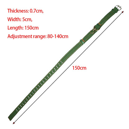 Strong Durable Belay Tie Adjustable Cattle Collar Cow Hauling Collar Livestock Feeding Supply Canvas Belt  Veterinary Equipment - myfunfarm