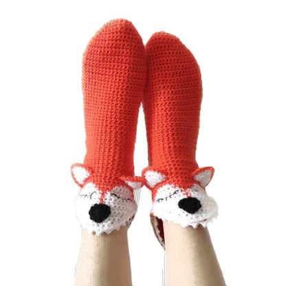 Winter Knitting Hand Crochet Women's Socks 3D Animals - myfunfarm