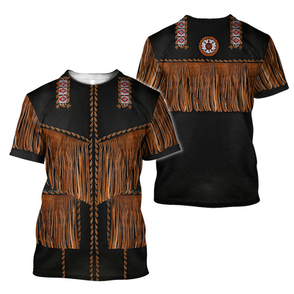 Western Cowboy Graphic Unisex T-Shirt Cosplay Costumes