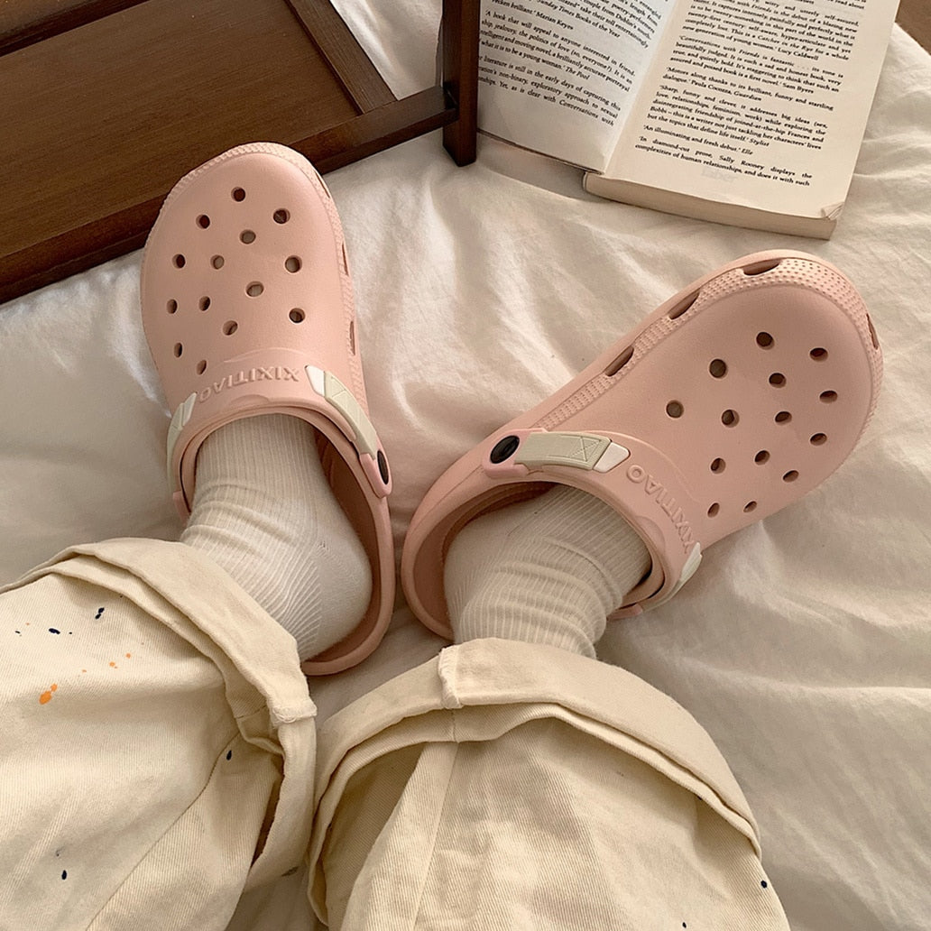 Soft Cute Pink Pig - Sandals Summer For Women - myfunfarm