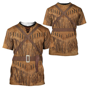 Western Cowboy Graphic Unisex T-Shirt Cosplay Costumes