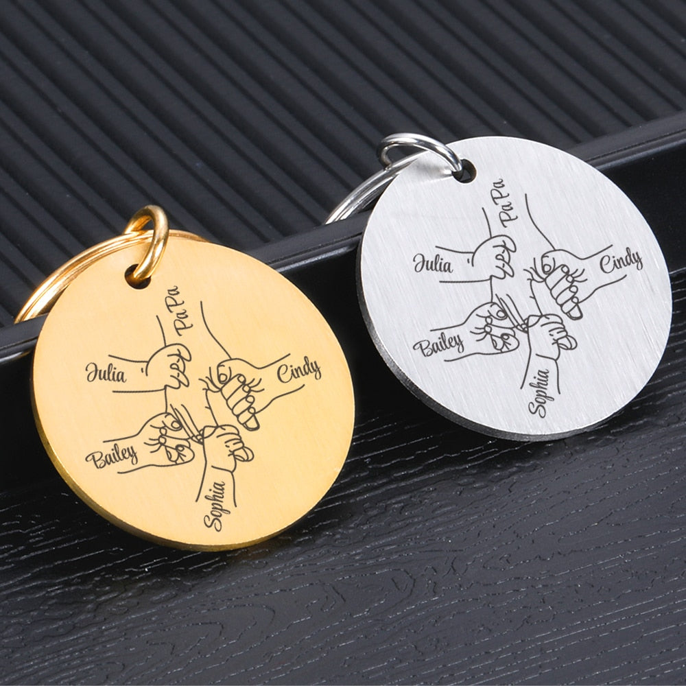 Personalized Father's Day Keychain Gifts