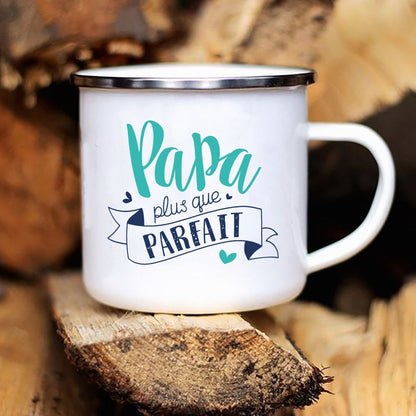 Best Dad In The World Camping Mug  Gift for Papa