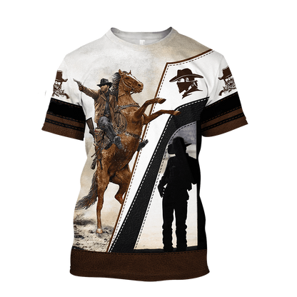 Western Cowboy Graphic Unisex T-Shirt Cosplay Costumes