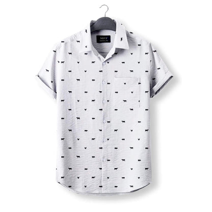 Livestock icon Pattern- Button Down Shirts for farmers