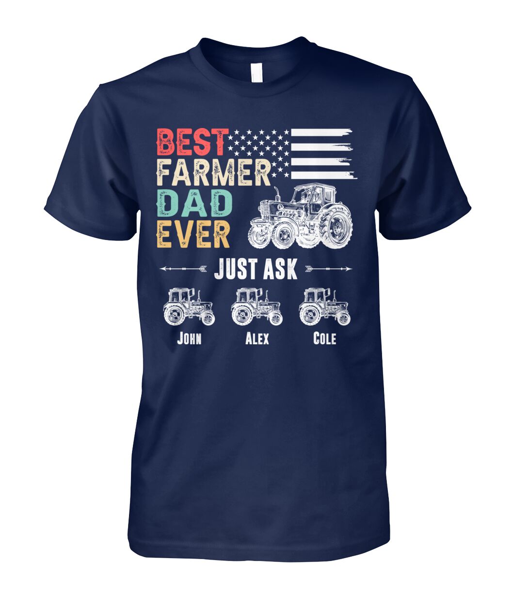 Personalized Names Best farmer dad ever t-shirt and Hoodies