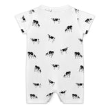 Baby romper Dairy cow pattern