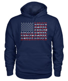 American Flag Patriotic Tractor unisex t-shirt , Hoodies