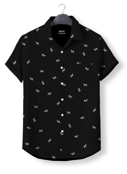 Cattle icon pattern - Button Down Shirts for adult and youth - myfunfarm
