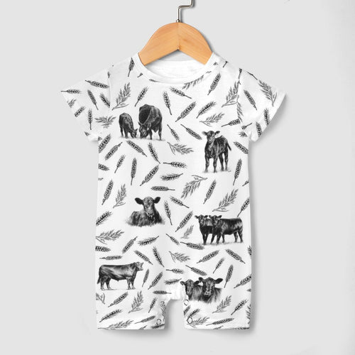 Baby romper Cattle Pattern