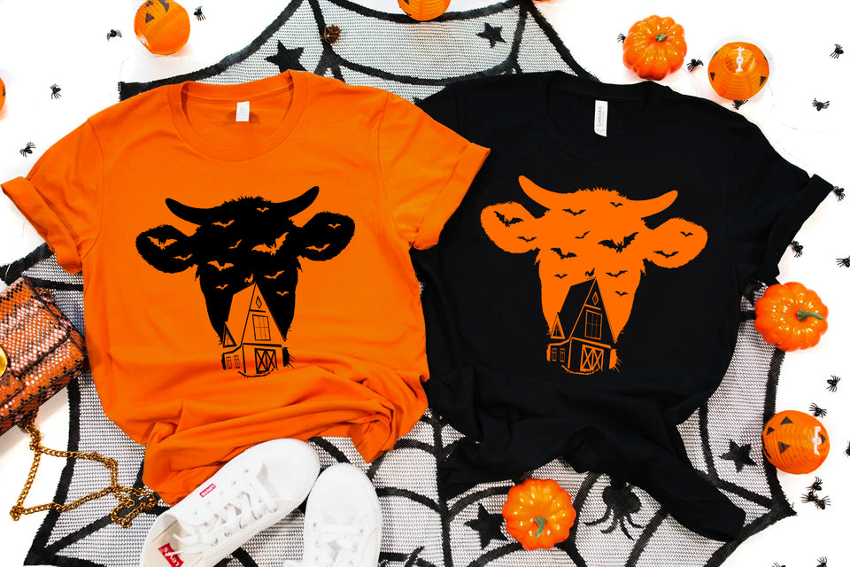 Cute icon cow Halloween shirt