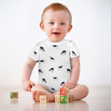 Baby romper Dairy cow pattern