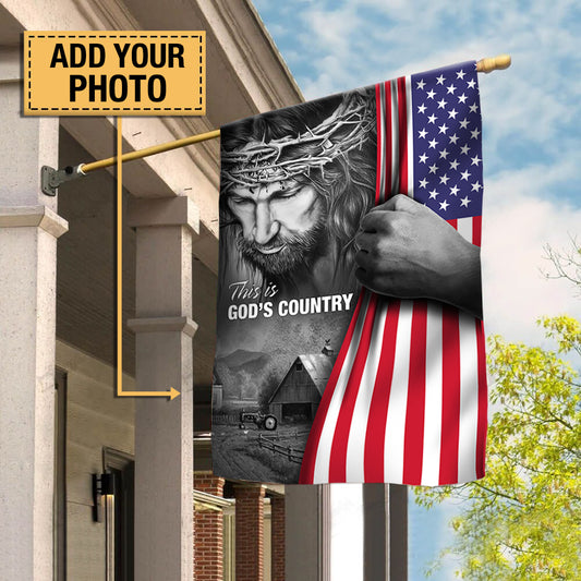 This is God's Country - American Flag - myfunfarm