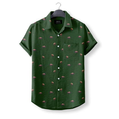 American Buffalo icon pattern - Button Down Shirts