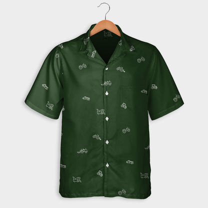 Tractor icon pattern - Hawaiian Shirt, Shorts for adult and youth