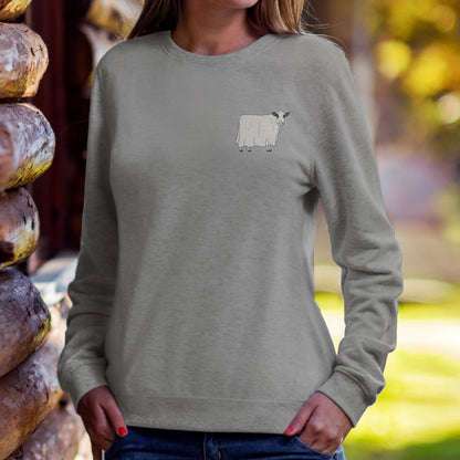 Embroidered Cow Ghost Halloween - Unisex T-shirt, Hoodie, Sweatshirt - myfunfarm