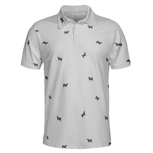 Cattle icon pattern -Men's and Women's Polo Shirts (Lightweight)