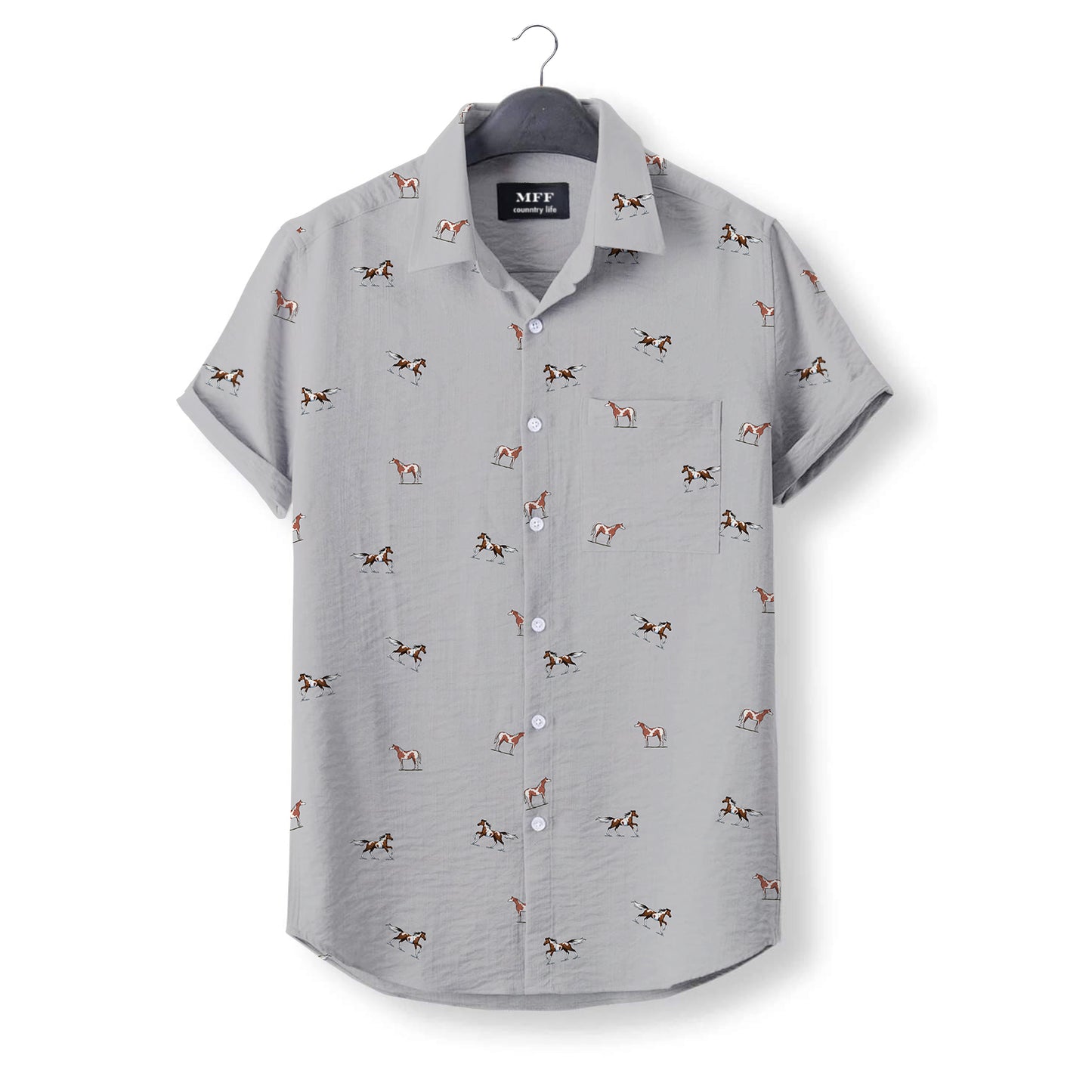 Paint Horse icon pattern - Button Down Shirts - myfunfarm