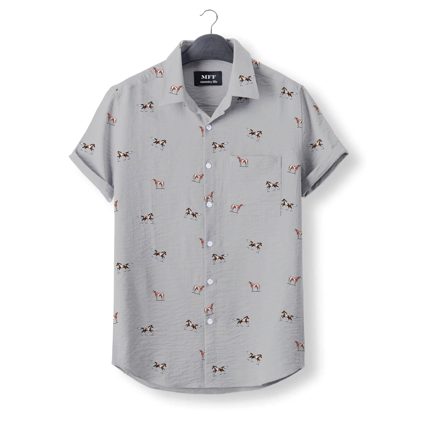 Paint Horse icon pattern - Button Down Shirts - myfunfarm