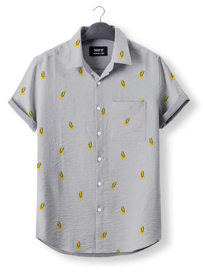 Corn icon pattern - Button Down Shirts