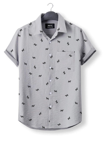 Cattle icon pattern - Button Down Shirts for adult and youth - myfunfarm
