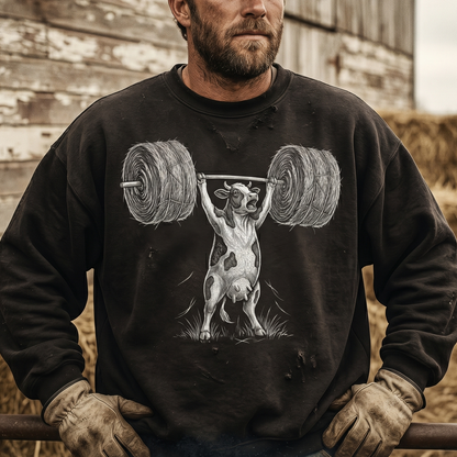 Funny Cow Workout Unisex T-Shirt for Farmers