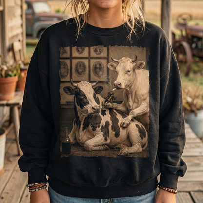 Cow Tattoo Artist Funny Meme Comfort Colors unisex T-Shirt
