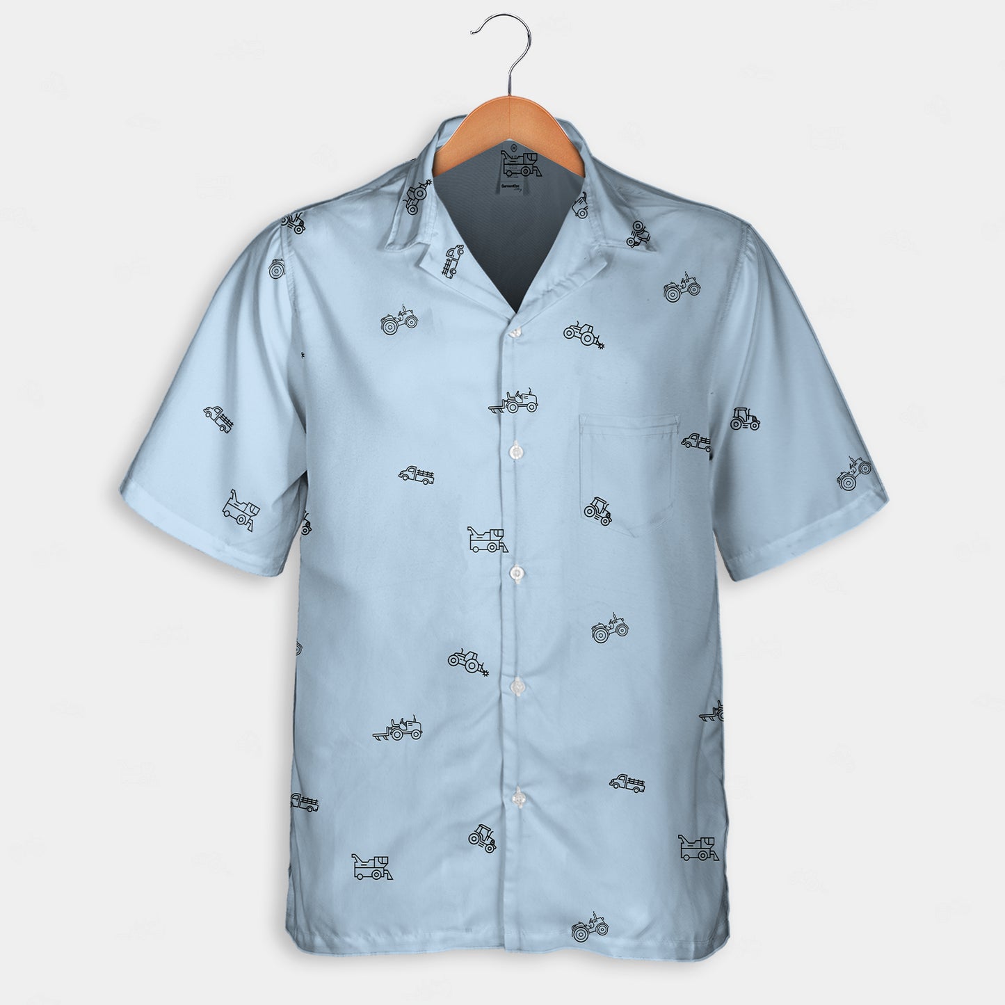 Tractor icon pattern - Hawaiian Shirt, Shorts for adult and youth