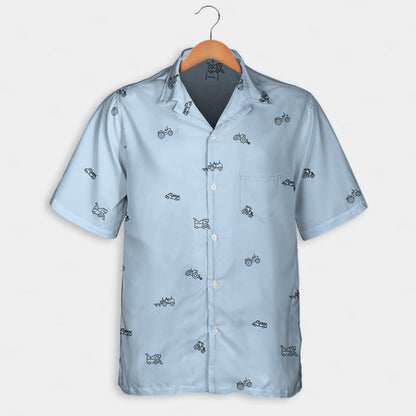 Tractor icon pattern - Hawaiian Shirt, Shorts for adult and youth
