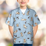 Cute Cow pattern - Hawaiian Shirt, Shorts for Kid