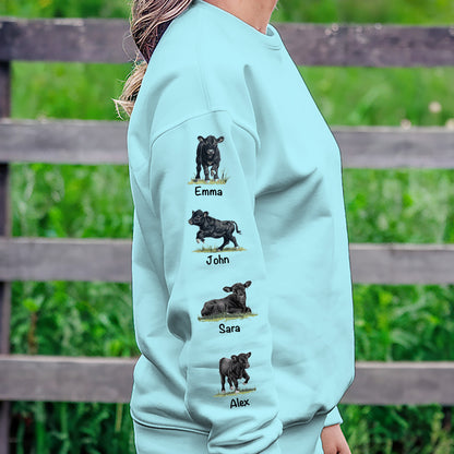 Personalized Mother's Day Sweater,  custom gifts for Cow Mom