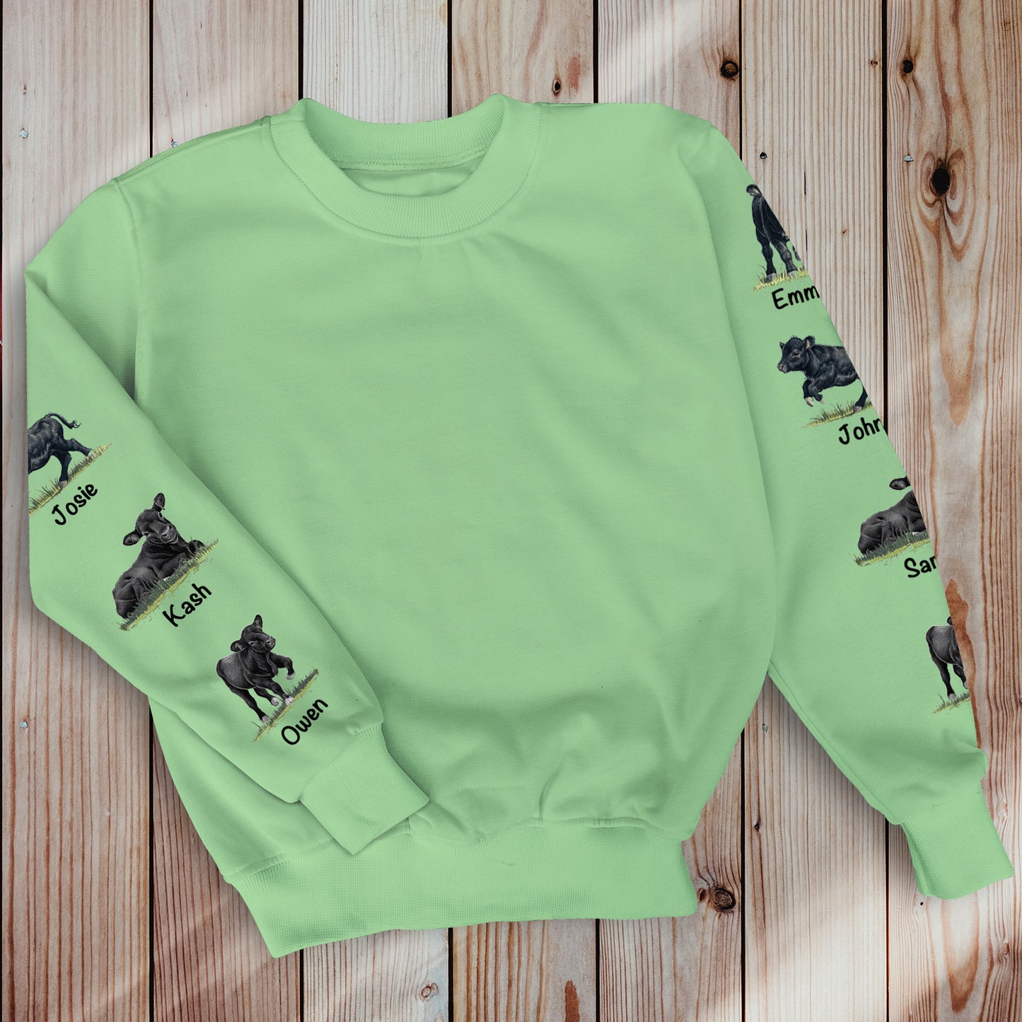 Personalized Mother's Day Sweater,  custom gifts for Cow Mom
