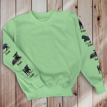 Personalized Mother's Day Sweater,  custom gifts for Cow Mom
