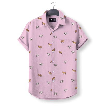 Brahman cattle icon pattern - Button Down Shirts for farmers - myfunfarm