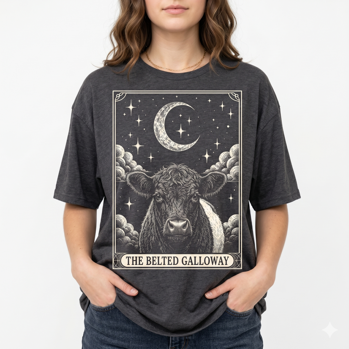 Cattle Tarot Card Unisex T-Shirt for Cow Lovers