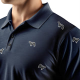 Cattle icon pattern -Men's and Women's Polo Shirts (Lightweight)