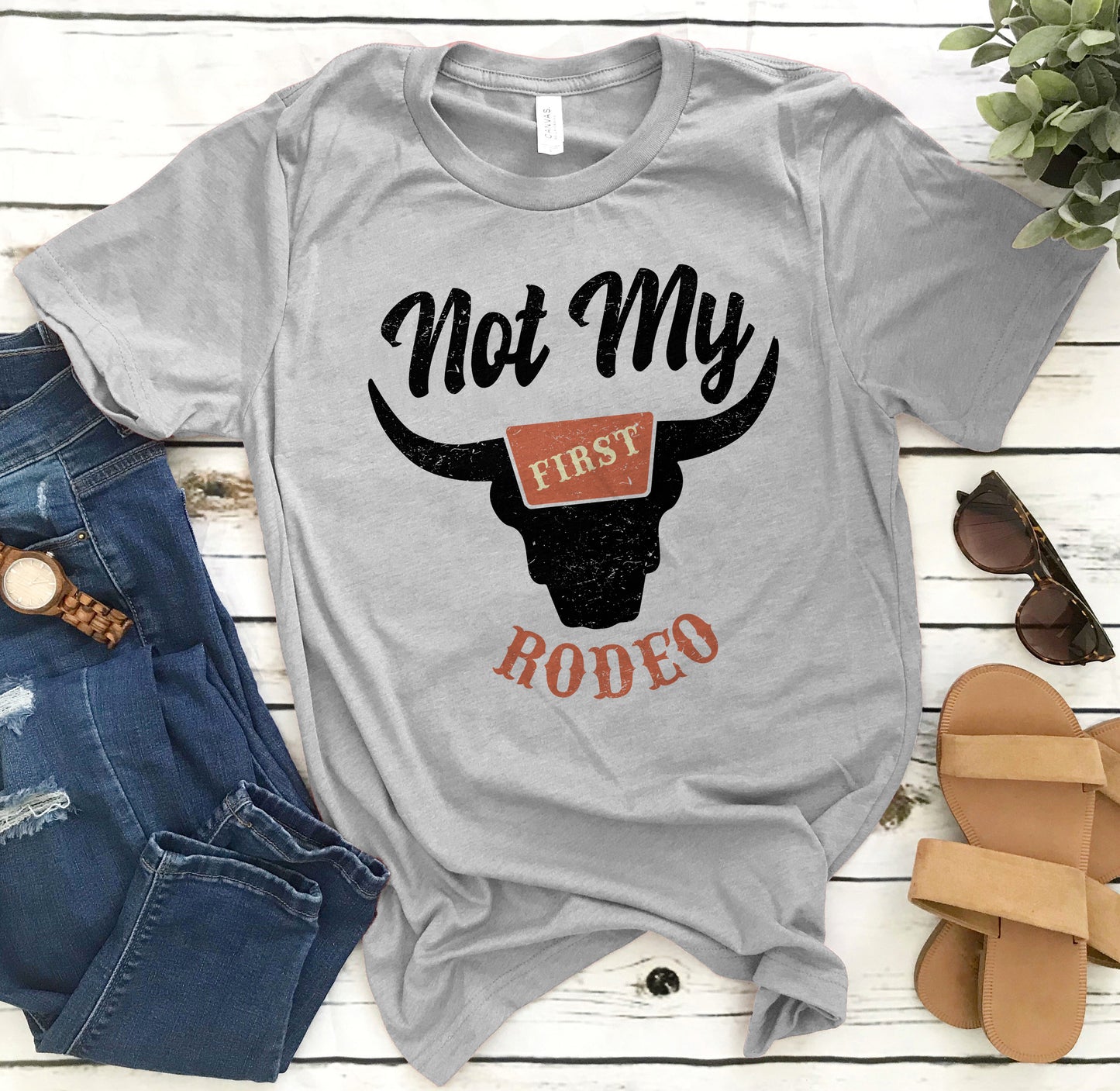 Not My First Rodeo -Western T-Shirts Vintage - myfunfarm